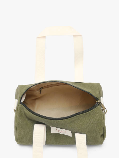 Sac Bandoulière Amour Toile Coton Miniprix Vert amour toile 8084 vue secondaire 2