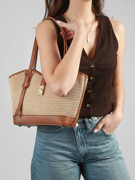 Sac Porté épaule Capri Milano Marron capri CP25113 vue secondaire 1