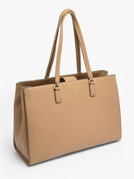 Sac Porté épaule Th Daily Polyester Tommy hilfiger Marron th daily AW18380 vue secondaire 1