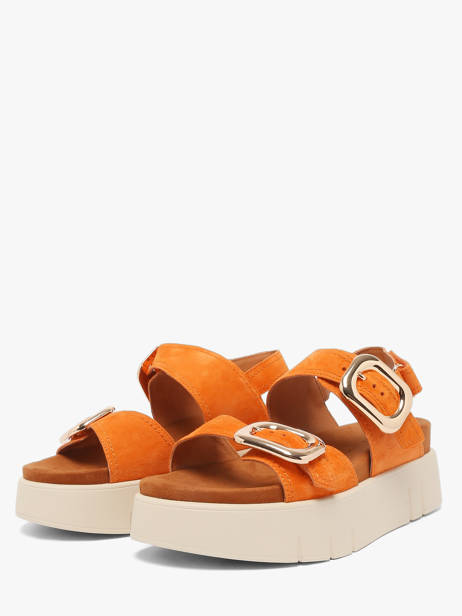 Sandals In Leather Mam'zelle Orange accessoires CSGNQ06 other view 1