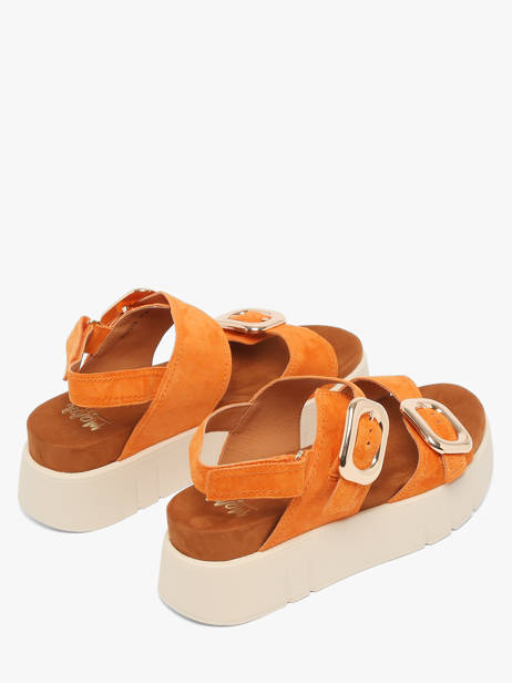 Sandals In Leather Mam'zelle Orange accessoires CSGNQ06 other view 2