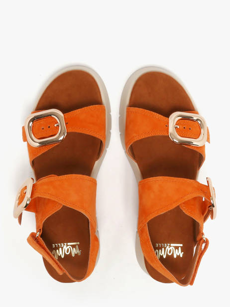 Sandals In Leather Mam'zelle Orange accessoires CSGNQ06 other view 3