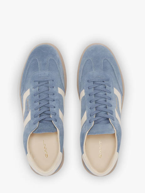 Sneakers En Cuir Gant Bleu men CUZIMG66 vue secondaire 3