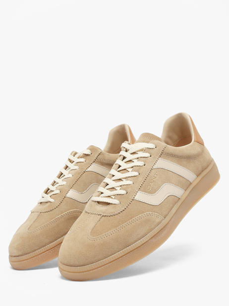 Sneakers En Cuir Gant Beige men CUZIG126 vue secondaire 1