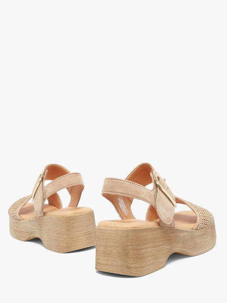 Sandales Plateforme En Cuir Gabor Beige women 44 vue secondaire 2