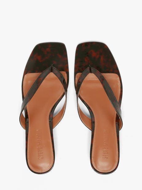 Heeled Flip Flops Steve madden Black women 11004731 other view 3