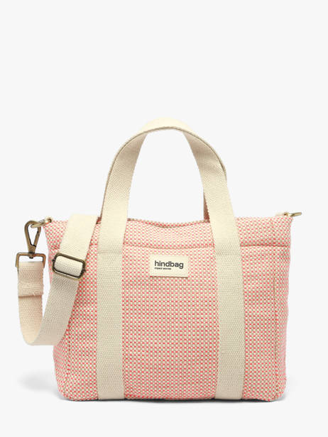 Handbag Tressage Cotton Hindbag Pink tressage TS