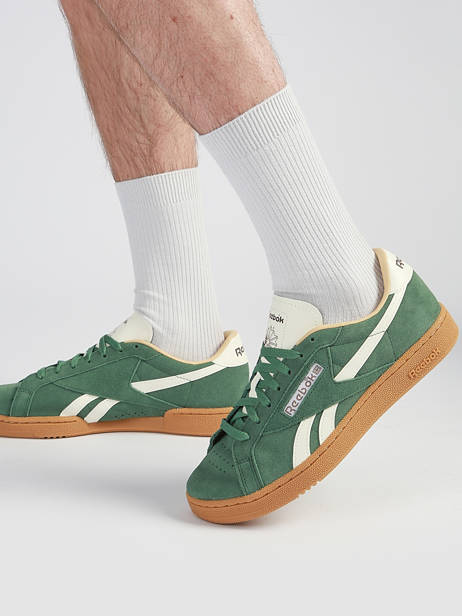 Sneakers In Leather Reebok Green men 244920 other view 1