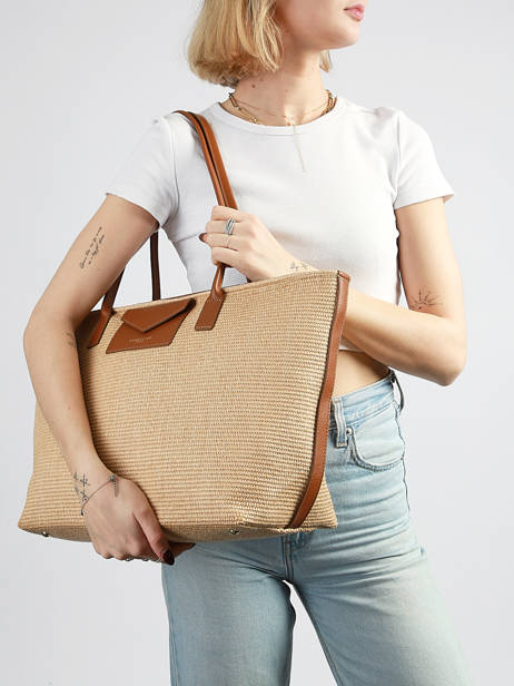 Shoulder Bag Kba Mariniere Osier Lancaster Brown kba mariniere osier 79 other view 1
