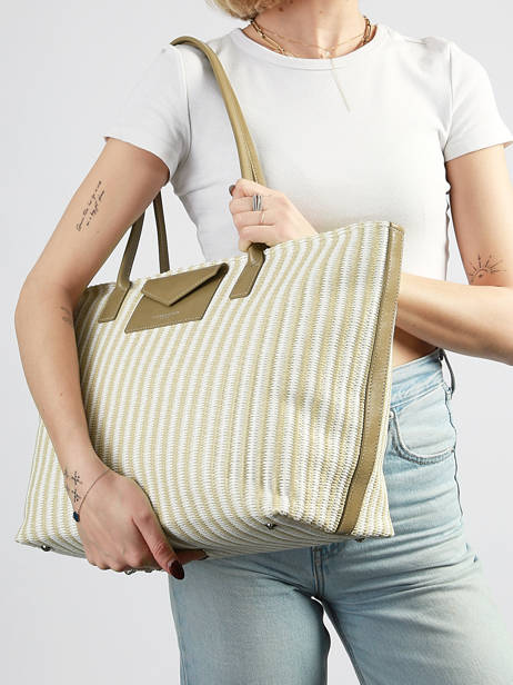 Shoulder Bag Kba Mariniere Osier Lancaster Beige kba mariniere osier 79 other view 1