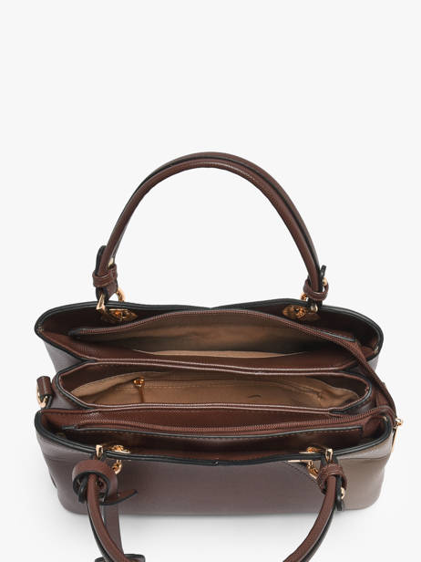 Satchel Saffiano Gallantry Brown saffiano M9431 other view 2
