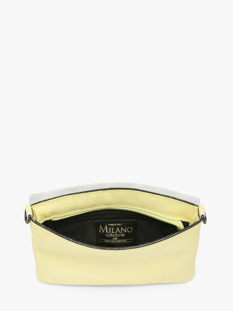 Crossbody Bag Caviar Leather Milano Yellow caviar CA22112 other view 3