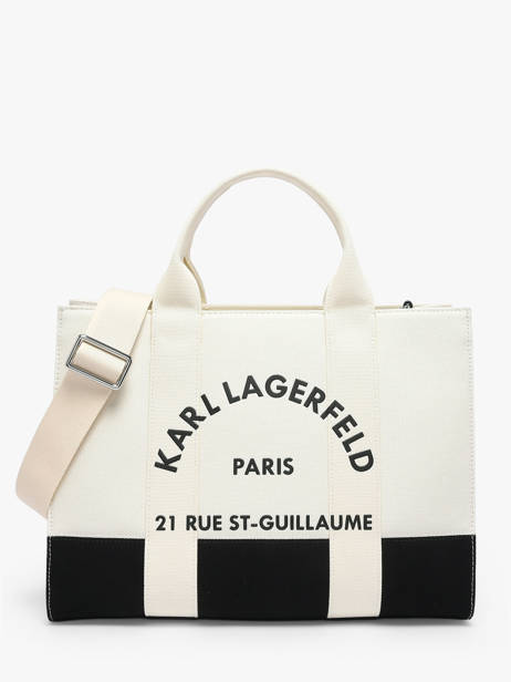 Handbag Rsg Cotton Karl lagerfeld White rsg A3W50025