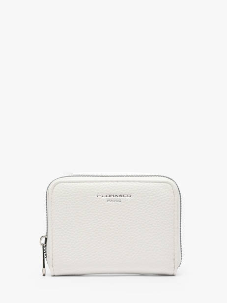 Grained Compact Wallet Miniprix White grained K2015