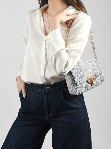 Medium Crossbody Bag Moon Tressé Vanessa bruno Blue moon 7V40533 other view 1