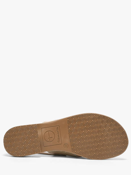Sandales En Cuir Tamaris Or accessoires 44 vue secondaire 4