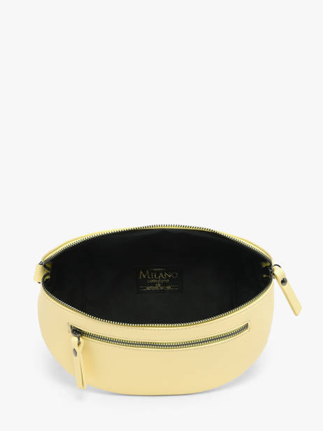Leather Caviar Belt Bag Milano Yellow caviar CA23111 other view 2