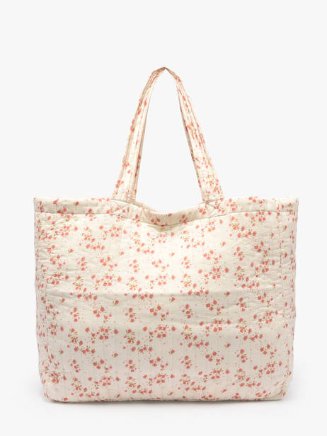 Shoulder Bag Floral Cotton Bindi atelier Beige floral MS other view 4