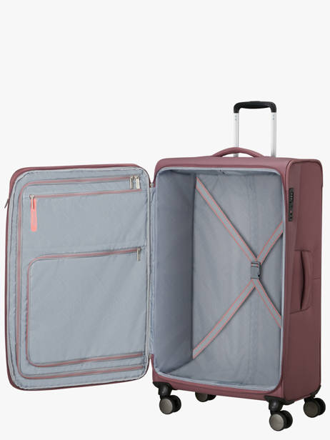 Expandable Softside Luggage Wanderlite American tourister Violet wanderlite 158078 other view 3
