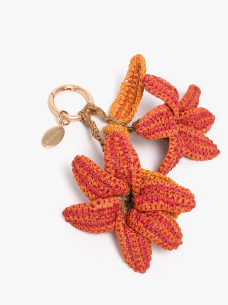 Bijou De Sac Lys Raphia Vanessa bruno Multicolore charms 96V42673 vue secondaire 1