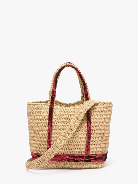 Crossbody Bag Baby Cabas Raffia Sequins Vanessa bruno Beige cabas raphia 64V40410 other view 4