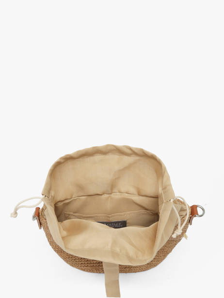 Satchel L'atelier Du Crochet Raphia Le voyage en panier Beige l'atelier du crochet AM831 other view 3