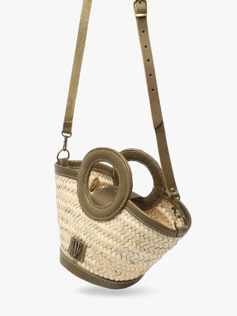 Satchel Estival Le voyage en panier Green estival PM927 other view 2