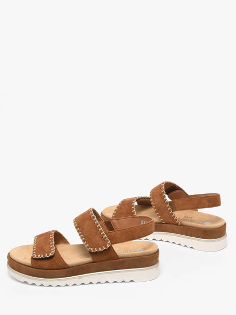 Sandals In Leather Remonte Brown women 22 other view 2