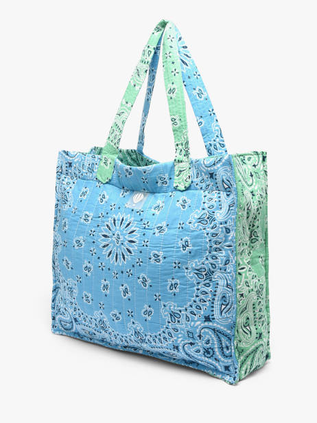 Shoulder Bag Bandana Cotton Le voyage en panier Blue bandana PM965 other view 2