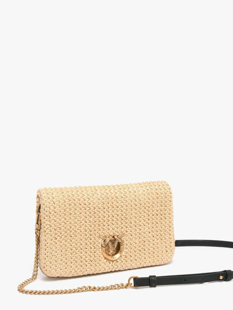 Shoulder Bag Love Bag Soft Raphia Pinko Beige love bag soft 6023A391 other view 1