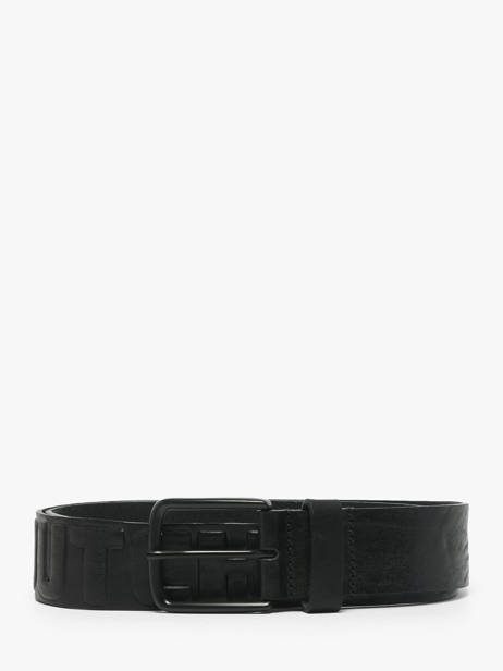 Ceinture Homme Lingo Cuir Von dutch Noir belt LINGO