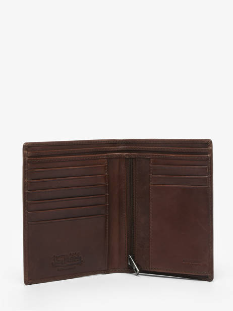 Portefeuille Cuir Von dutch Marron wallets OBRY vue secondaire 1