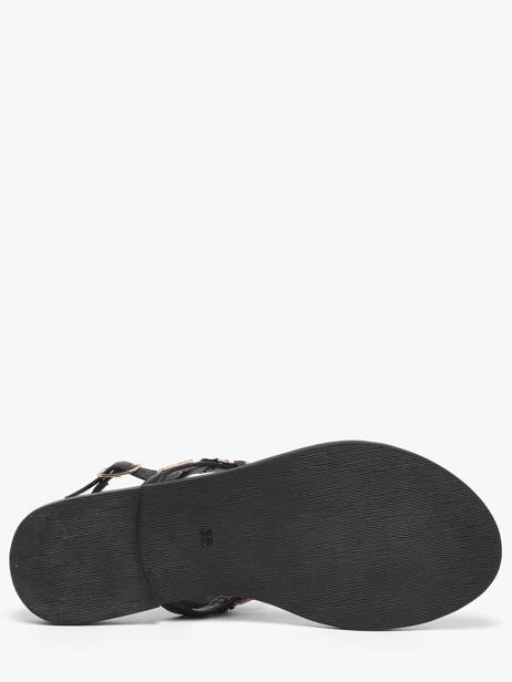 Flip Flops In Leather Les tropeziennes Black women ORTEGA other view 4