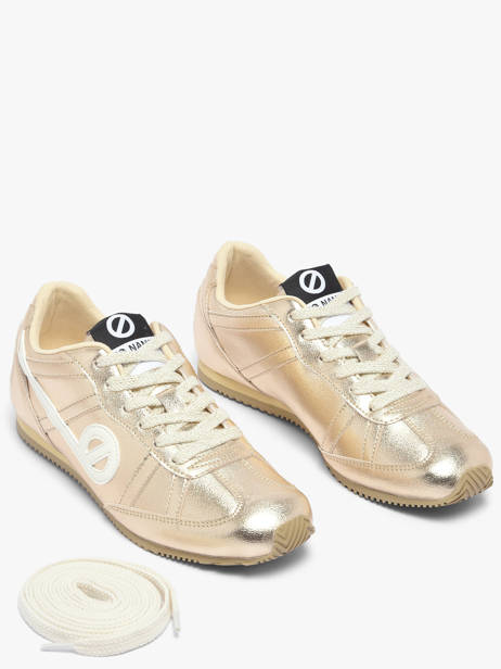 Sneakers In Leather No name Gold women ERX304EY other view 1