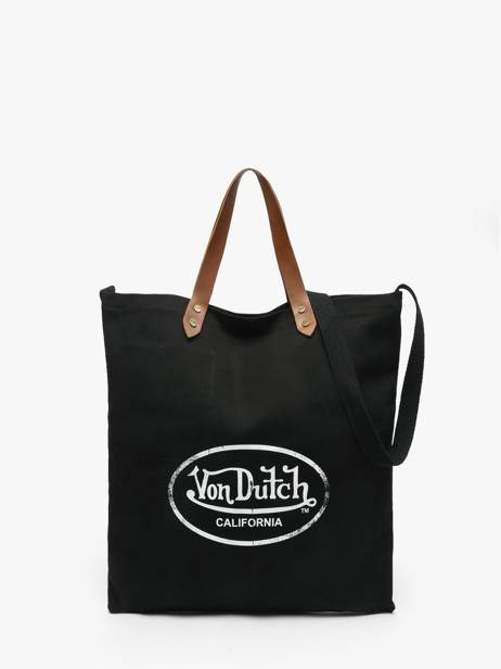 Oaks Tote Bag With Leather Handles Von dutch Black bags OAKS other view 3