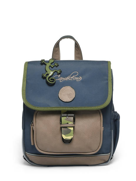 1 Compartment Backpack Cameleon Blue vintage urban PBVBSD30 other view 5