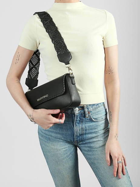 Crossbody Bag Aleksandra Valentino Black aleksandra VBS9W909 other view 1
