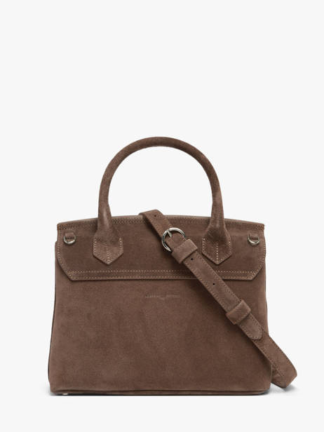 Suede Leather Clarita Crossbody Bag Nathan baume Brown nathan 18S other view 4
