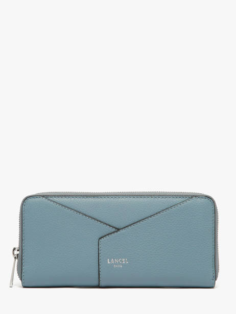Leather Enveloppe Wallet Lancel Blue enveloppe A13711