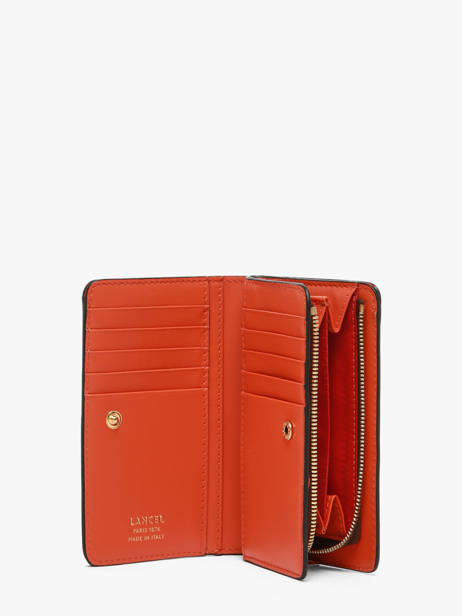 Wallet Leather Lancel Pink lancel plage  A14196 other view 1