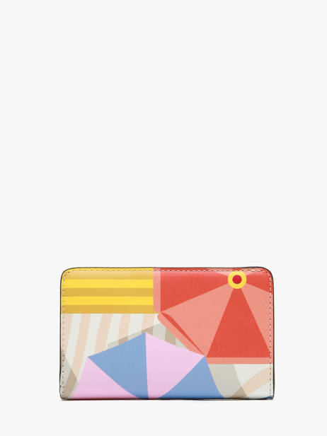 Wallet Leather Lancel Pink lancel plage  A14196 other view 2