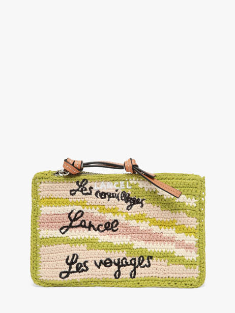Pouch Lancel Green summer capsule A14002