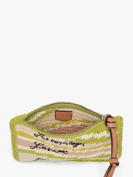 Pouch Lancel Green summer capsule A14002 other view 1