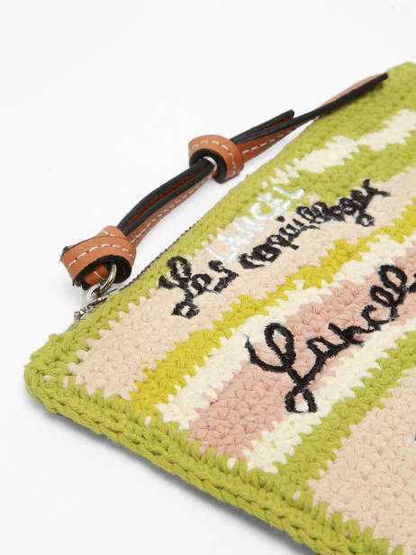 Pouch Lancel Green summer capsule A14002 other view 3