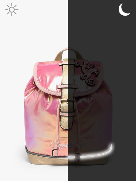 Sac à Dos 1 Compartiment Cameleon Pink vintage fantasy PBVGSD25 other view 6