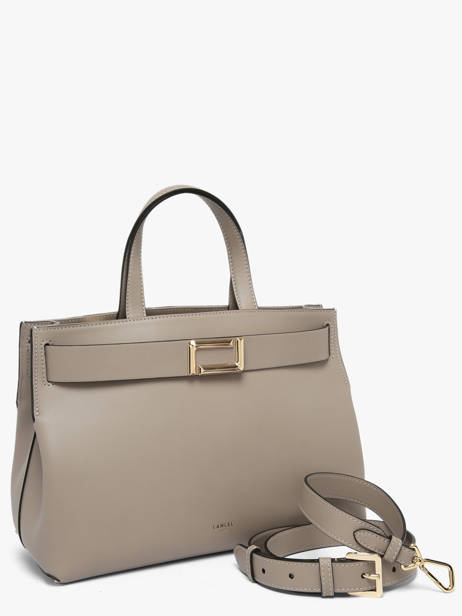 Medium Leather Angèle Carryall Lancel Gray angele A14017 other view 2