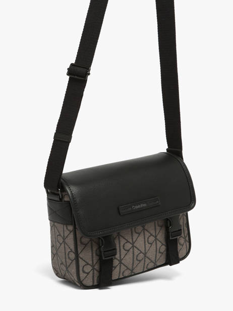 Sac Bandoulière Calvin klein jeans Noir mixed emblem 4D3451G vue secondaire 1