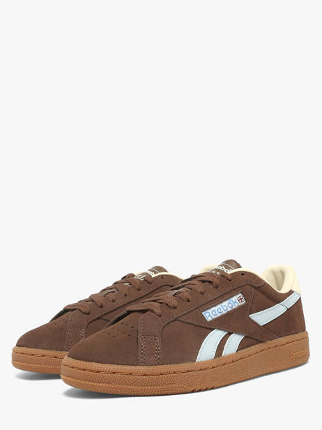 Sneakers In Leather Reebok Brown accessoires 244642 other view 1
