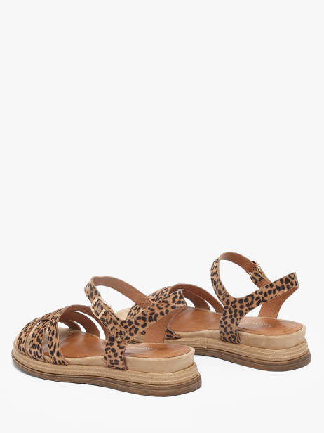 Sandals In Leather Tamaris Beige accessoires 46 other view 2