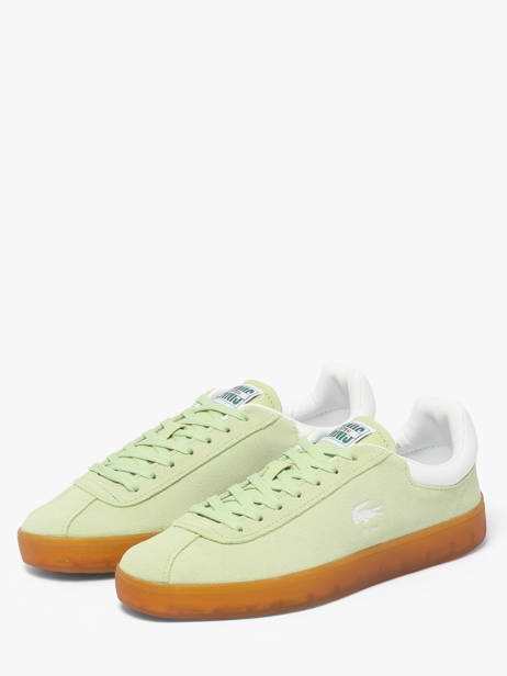 Sneakers In Leather Lacoste Green women 1SFA0080 other view 1